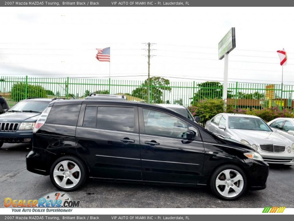2007 Mazda MAZDA5 Touring Brilliant Black / Black Photo #6
