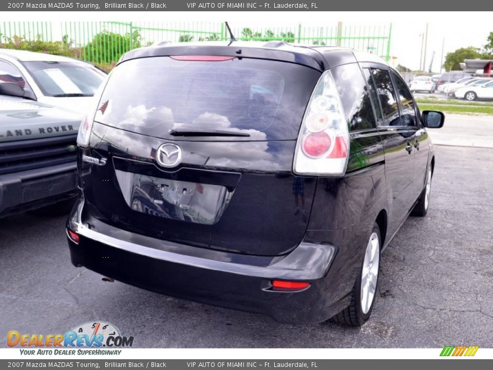 2007 Mazda MAZDA5 Touring Brilliant Black / Black Photo #9
