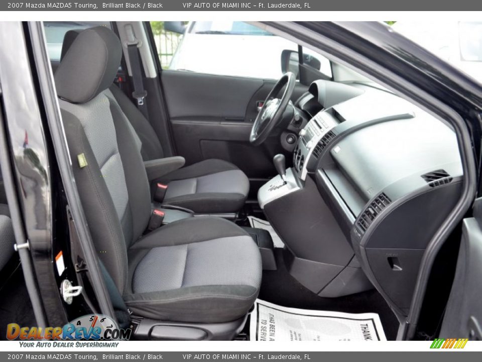 Black Interior - 2007 Mazda MAZDA5 Touring Photo #12