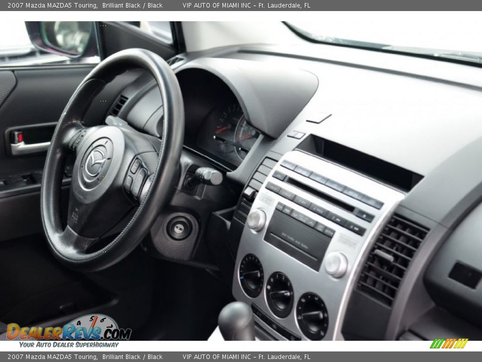 2007 Mazda MAZDA5 Touring Brilliant Black / Black Photo #16