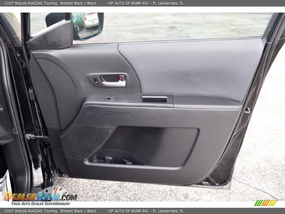 2007 Mazda MAZDA5 Touring Brilliant Black / Black Photo #18