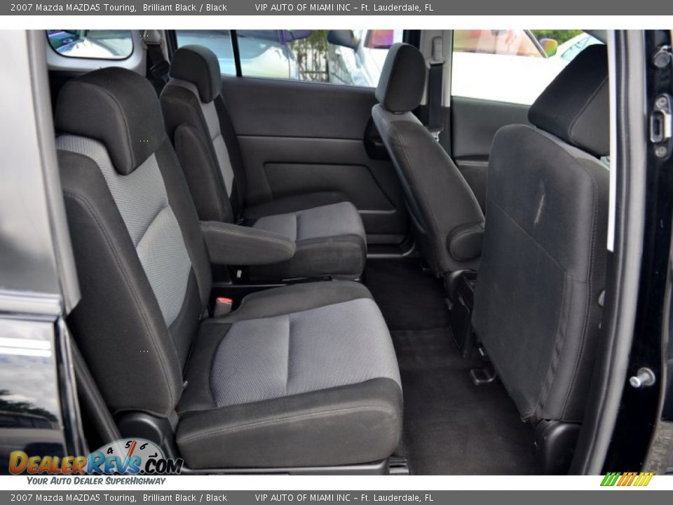 2007 Mazda MAZDA5 Touring Brilliant Black / Black Photo #19