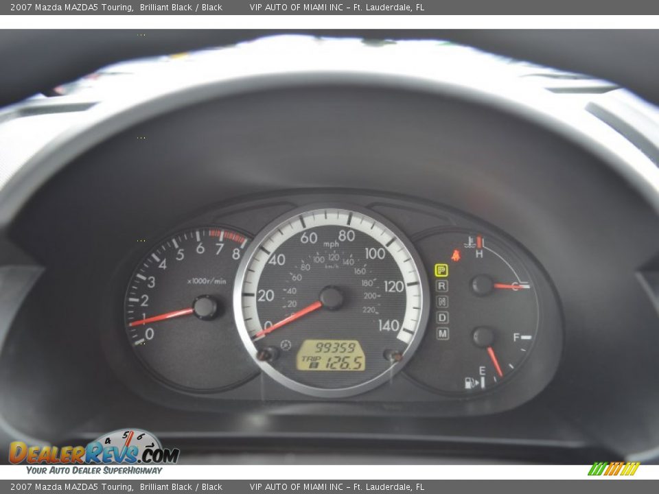 2007 Mazda MAZDA5 Touring Brilliant Black / Black Photo #23