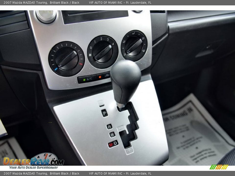 2007 Mazda MAZDA5 Touring Brilliant Black / Black Photo #25