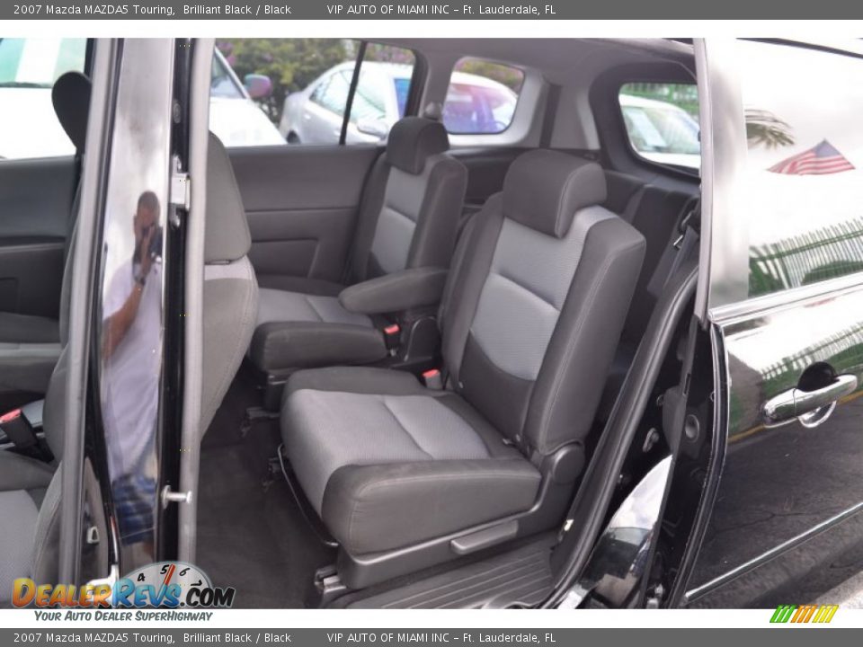 2007 Mazda MAZDA5 Touring Brilliant Black / Black Photo #27