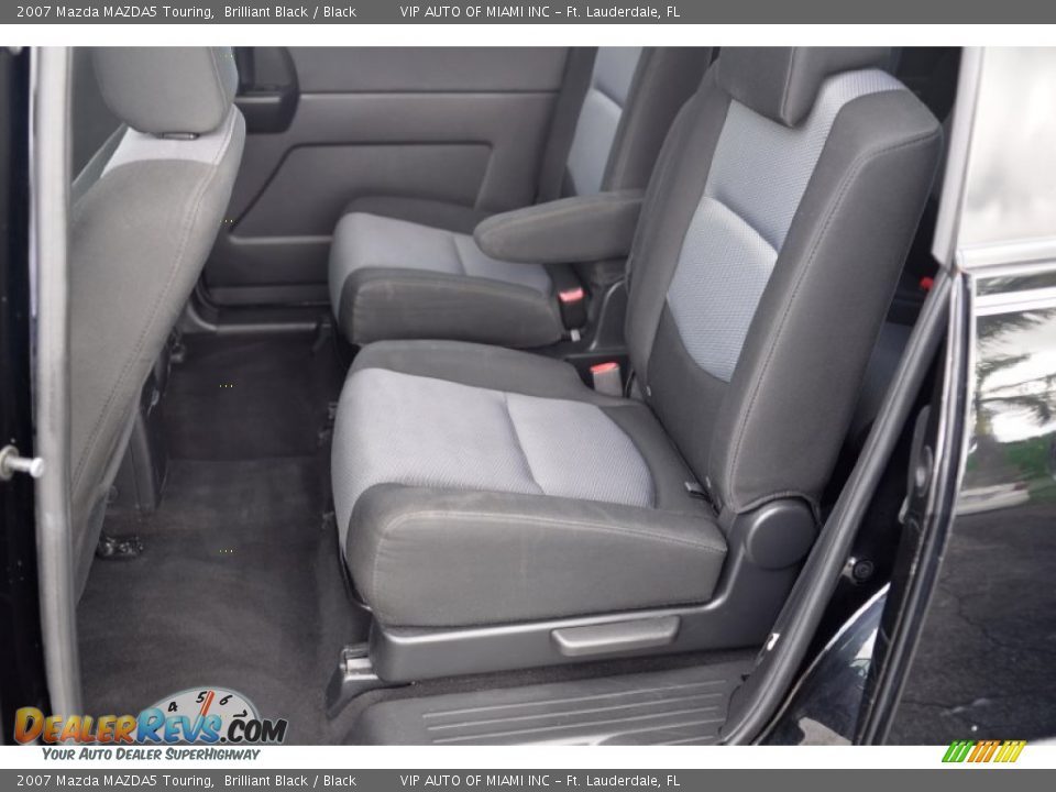 2007 Mazda MAZDA5 Touring Brilliant Black / Black Photo #28