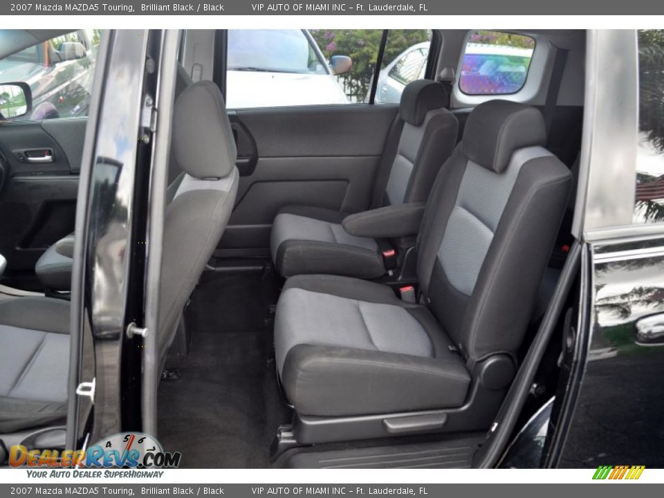 2007 Mazda MAZDA5 Touring Brilliant Black / Black Photo #30