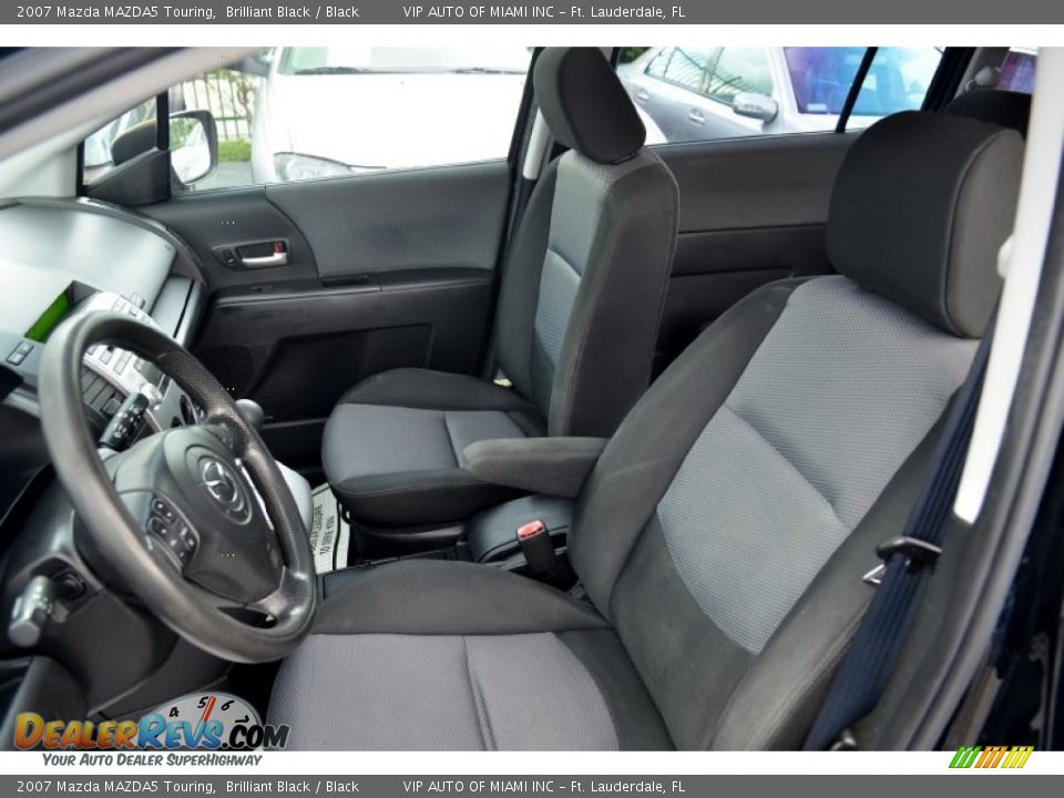 2007 Mazda MAZDA5 Touring Brilliant Black / Black Photo #35
