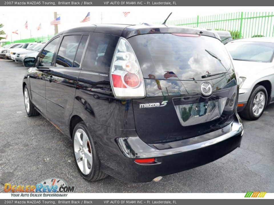 2007 Mazda MAZDA5 Touring Brilliant Black / Black Photo #36