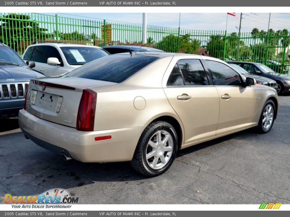 2005 Cadillac STS V8 Sand Storm / Cashmere Photo #8