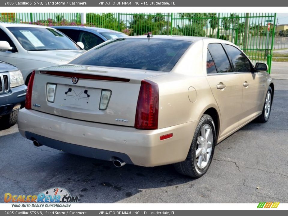 2005 Cadillac STS V8 Sand Storm / Cashmere Photo #9