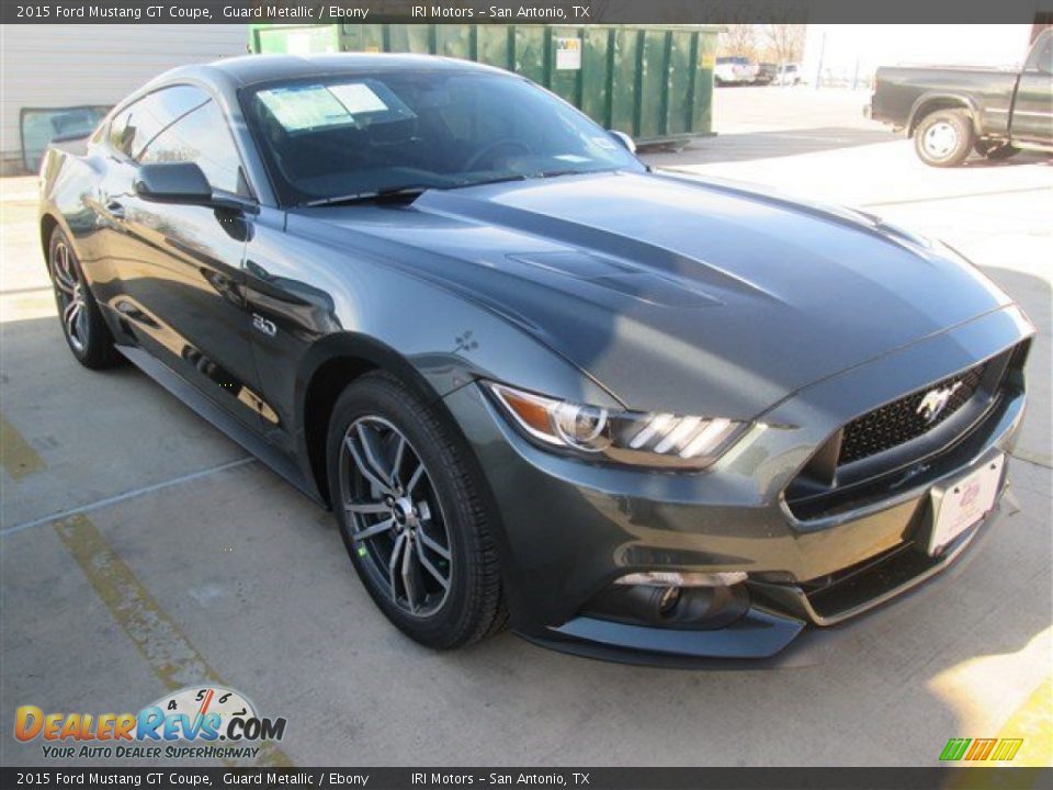 2015 Ford Mustang GT Coupe Guard Metallic / Ebony Photo #1