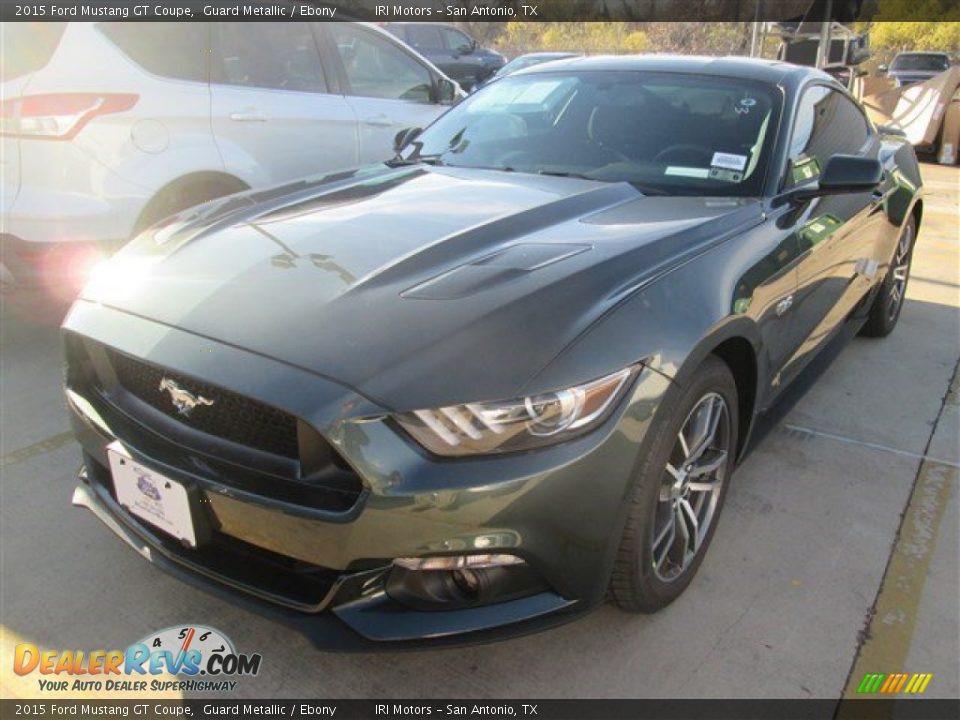 2015 Ford Mustang GT Coupe Guard Metallic / Ebony Photo #5