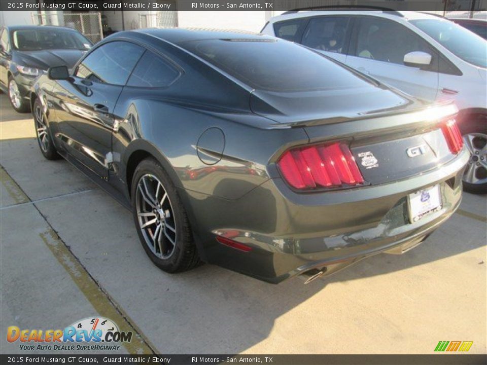 2015 Ford Mustang GT Coupe Guard Metallic / Ebony Photo #6