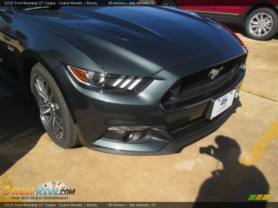 2015 Ford Mustang GT Coupe Guard Metallic / Ebony Photo #10