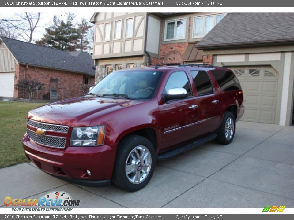 2010 Chevrolet Suburban LTZ 4x4 Red Jewel Tintcoat / Light Cashmere/Dark Cashmere Photo #1