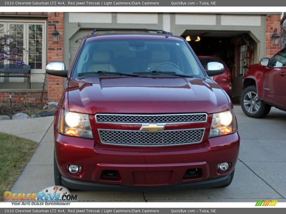 2010 Chevrolet Suburban LTZ 4x4 Red Jewel Tintcoat / Light Cashmere/Dark Cashmere Photo #2