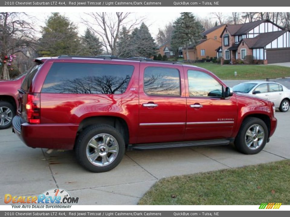 2010 Chevrolet Suburban LTZ 4x4 Red Jewel Tintcoat / Light Cashmere/Dark Cashmere Photo #3