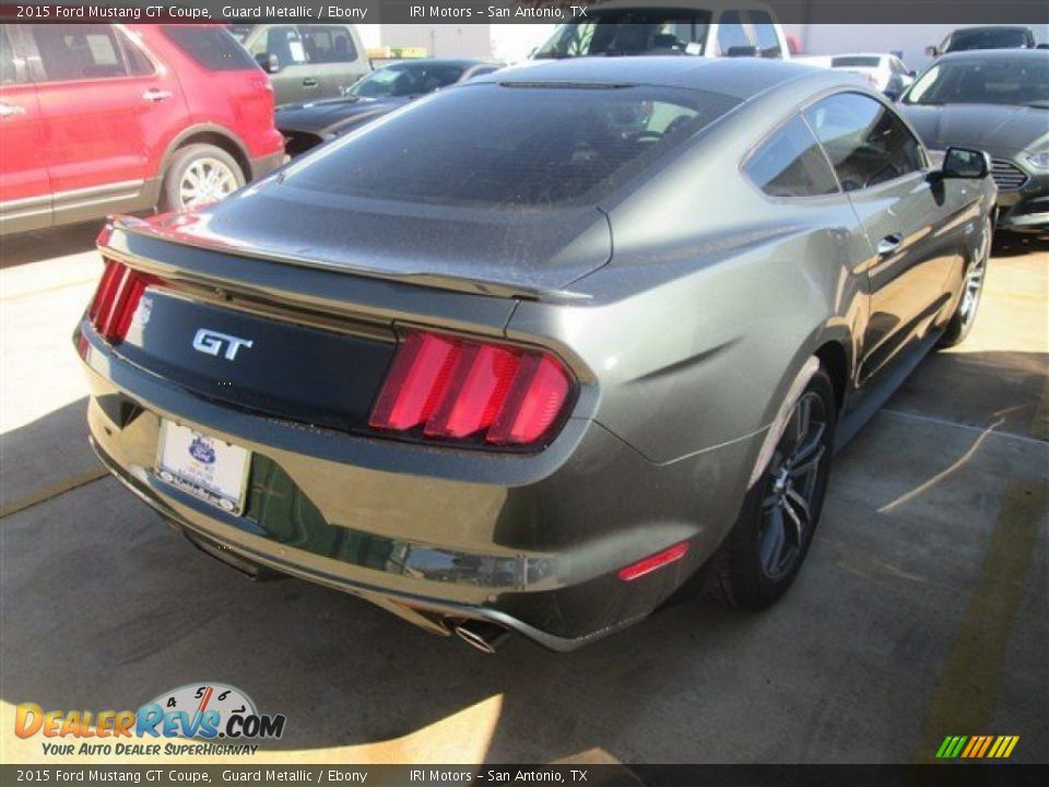 2015 Ford Mustang GT Coupe Guard Metallic / Ebony Photo #16