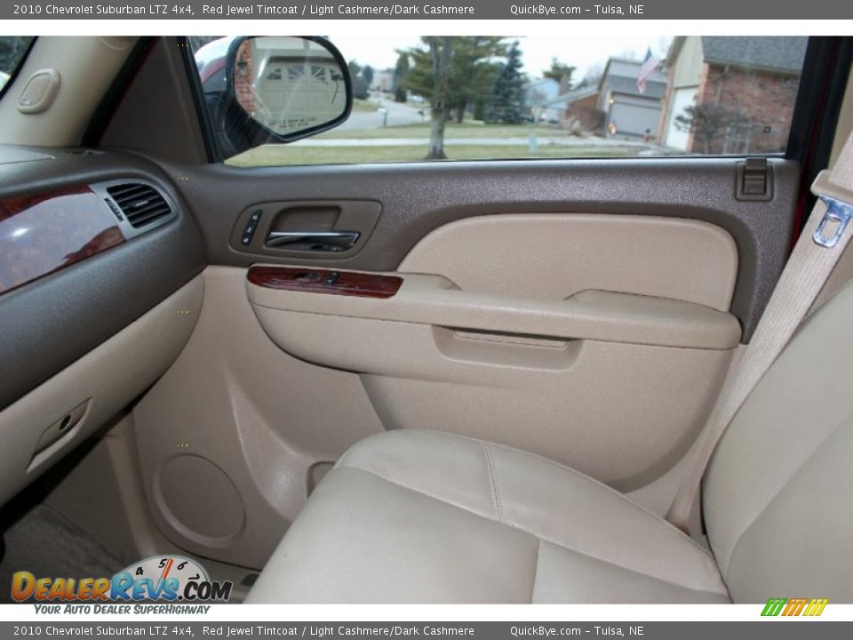 2010 Chevrolet Suburban LTZ 4x4 Red Jewel Tintcoat / Light Cashmere/Dark Cashmere Photo #9