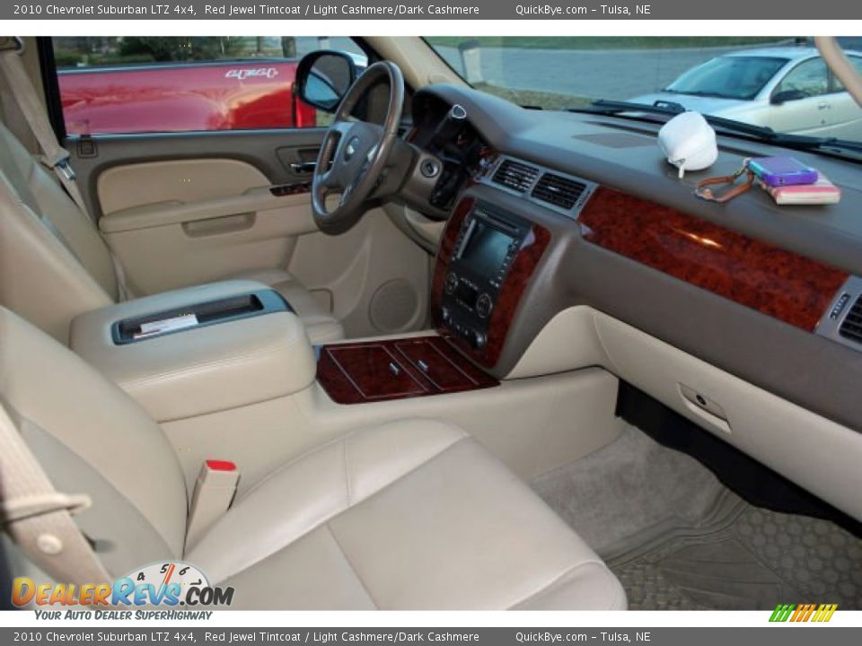 2010 Chevrolet Suburban LTZ 4x4 Red Jewel Tintcoat / Light Cashmere/Dark Cashmere Photo #10