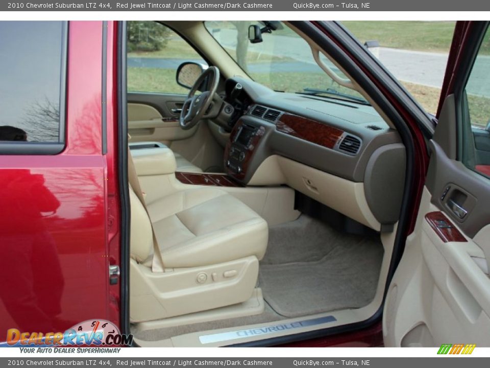 2010 Chevrolet Suburban LTZ 4x4 Red Jewel Tintcoat / Light Cashmere/Dark Cashmere Photo #11