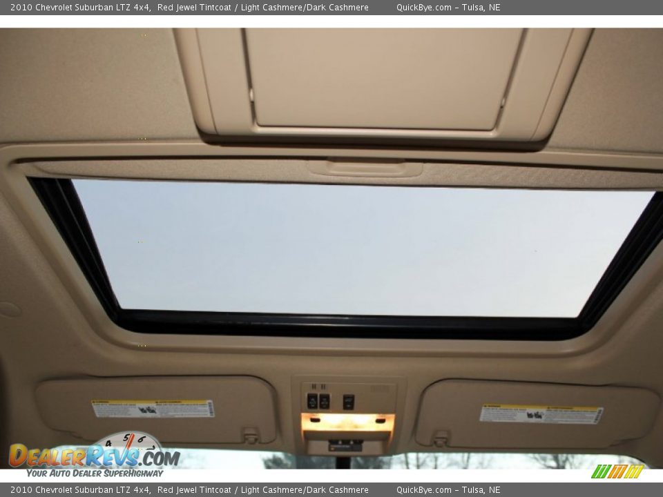 2010 Chevrolet Suburban LTZ 4x4 Red Jewel Tintcoat / Light Cashmere/Dark Cashmere Photo #15
