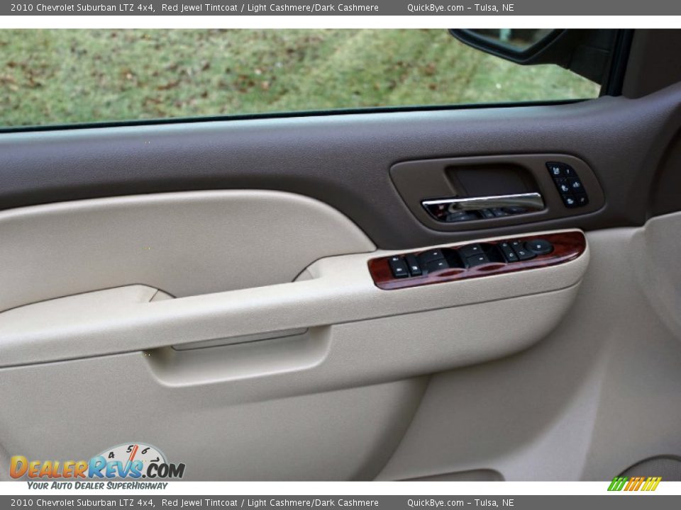 2010 Chevrolet Suburban LTZ 4x4 Red Jewel Tintcoat / Light Cashmere/Dark Cashmere Photo #16