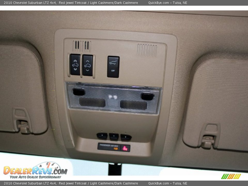 2010 Chevrolet Suburban LTZ 4x4 Red Jewel Tintcoat / Light Cashmere/Dark Cashmere Photo #17