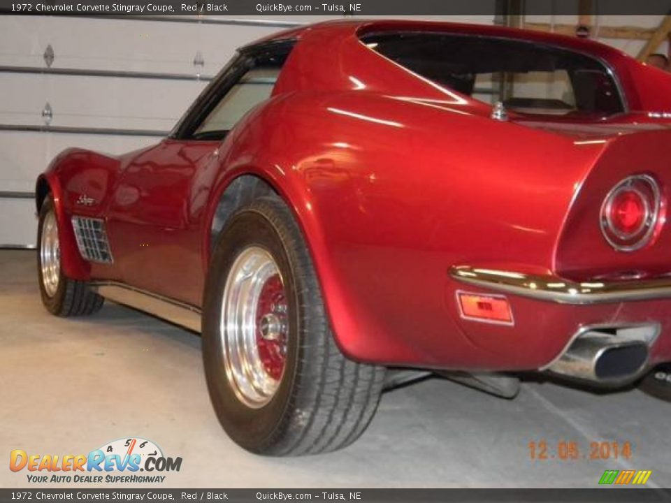 1972 Chevrolet Corvette Stingray Coupe Red / Black Photo #7