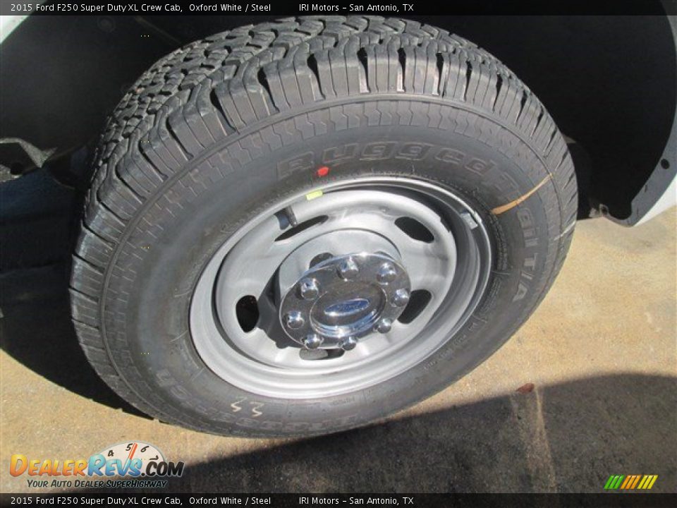 2015 Ford F250 Super Duty XL Crew Cab Oxford White / Steel Photo #4