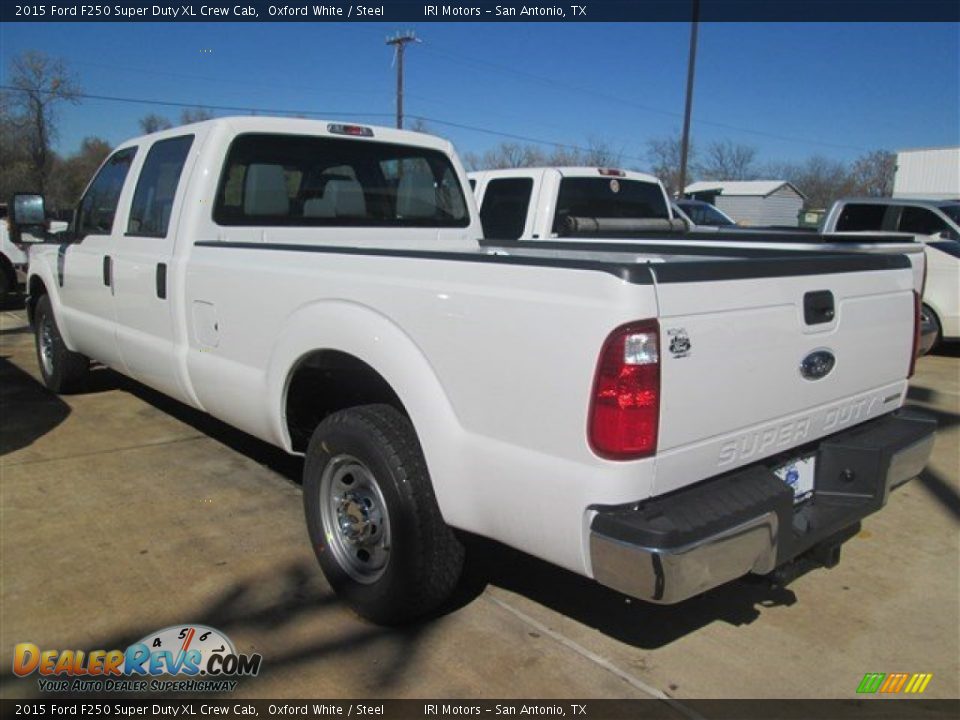 2015 Ford F250 Super Duty XL Crew Cab Oxford White / Steel Photo #5