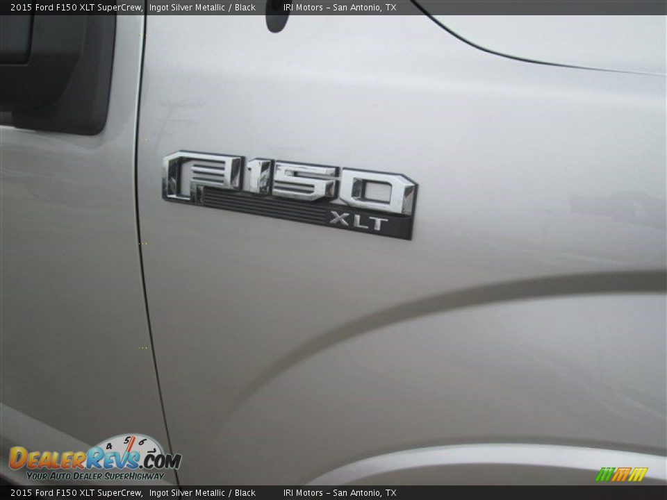 2015 Ford F150 XLT SuperCrew Ingot Silver Metallic / Black Photo #4