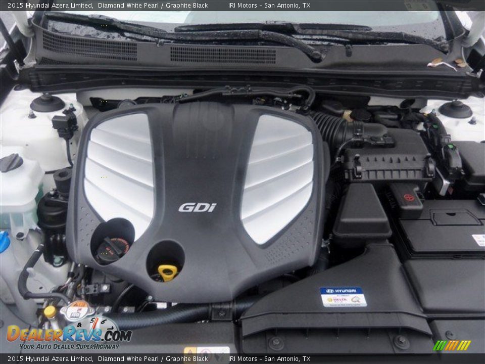 2015 Hyundai Azera Limited 3.3 Liter GDI DOHC 24-Valve D-CVVT V6 Engine Photo #2
