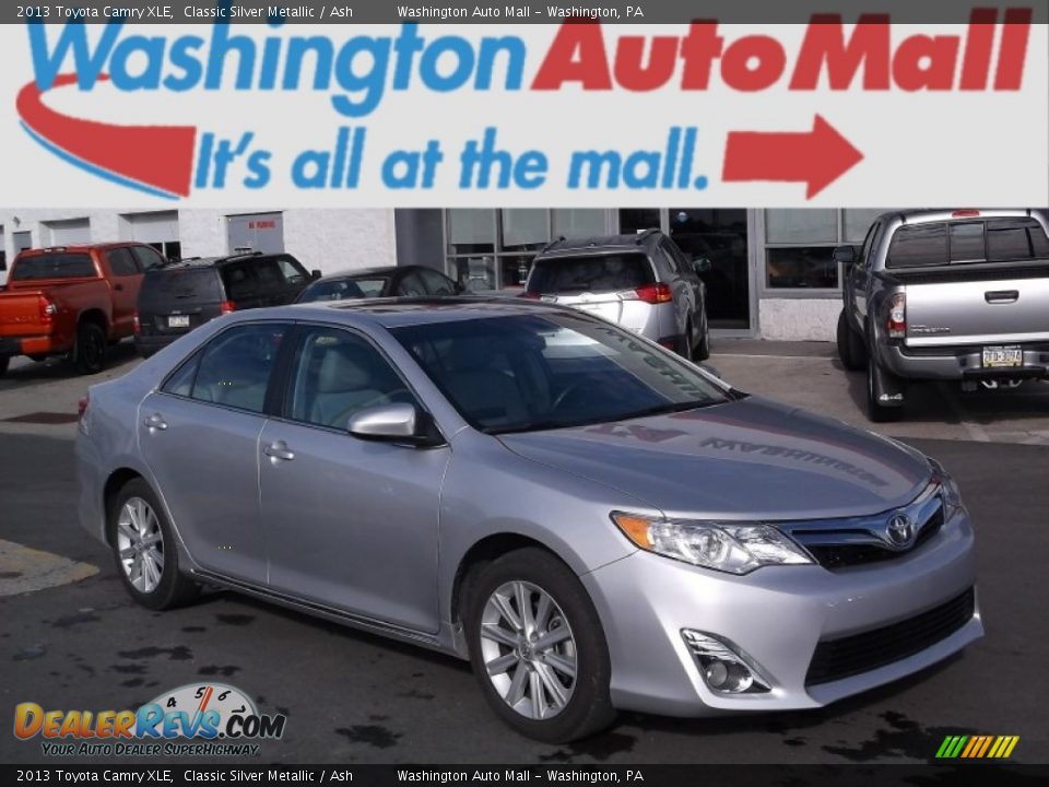 2013 Toyota Camry XLE Classic Silver Metallic / Ash Photo #1