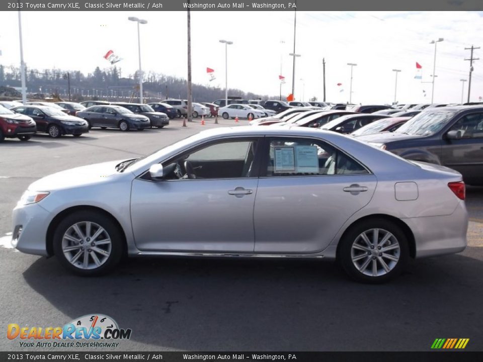 2013 Toyota Camry XLE Classic Silver Metallic / Ash Photo #6