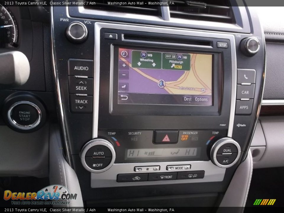 2013 Toyota Camry XLE Classic Silver Metallic / Ash Photo #16