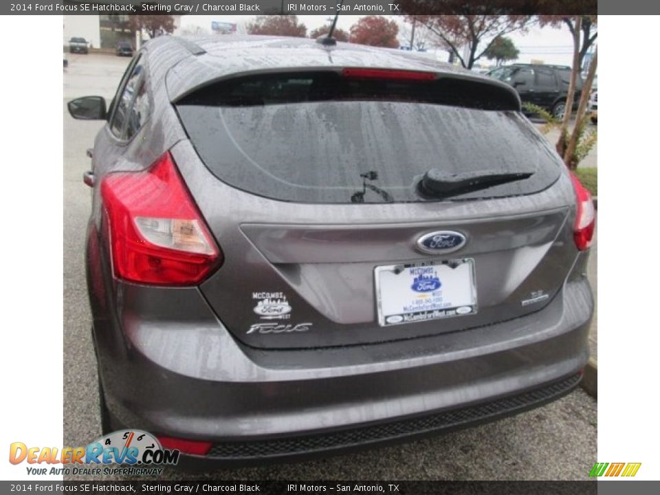 2014 Ford Focus SE Hatchback Sterling Gray / Charcoal Black Photo #7