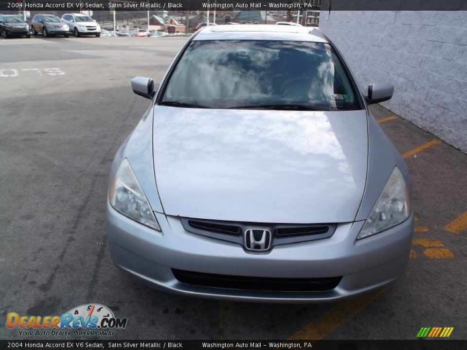 2004 Honda Accord EX V6 Sedan Satin Silver Metallic / Black Photo #5