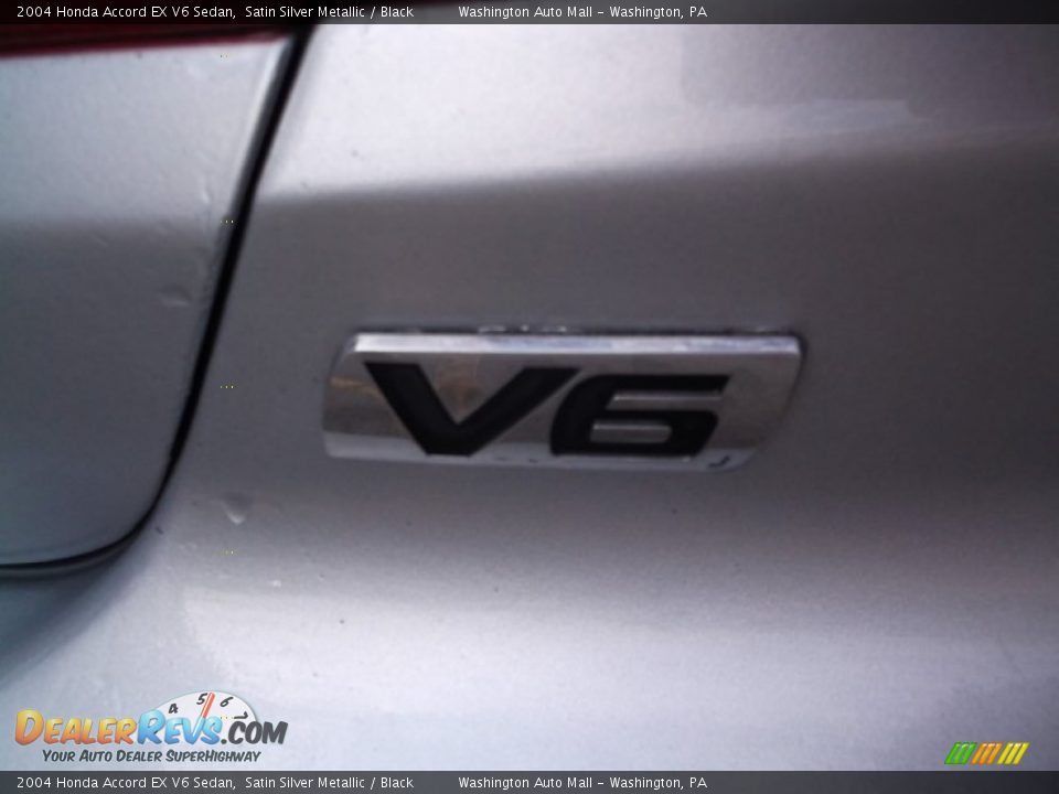 2004 Honda Accord EX V6 Sedan Satin Silver Metallic / Black Photo #9