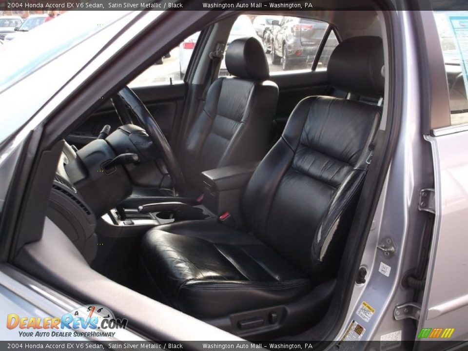 2004 Honda Accord EX V6 Sedan Satin Silver Metallic / Black Photo #10