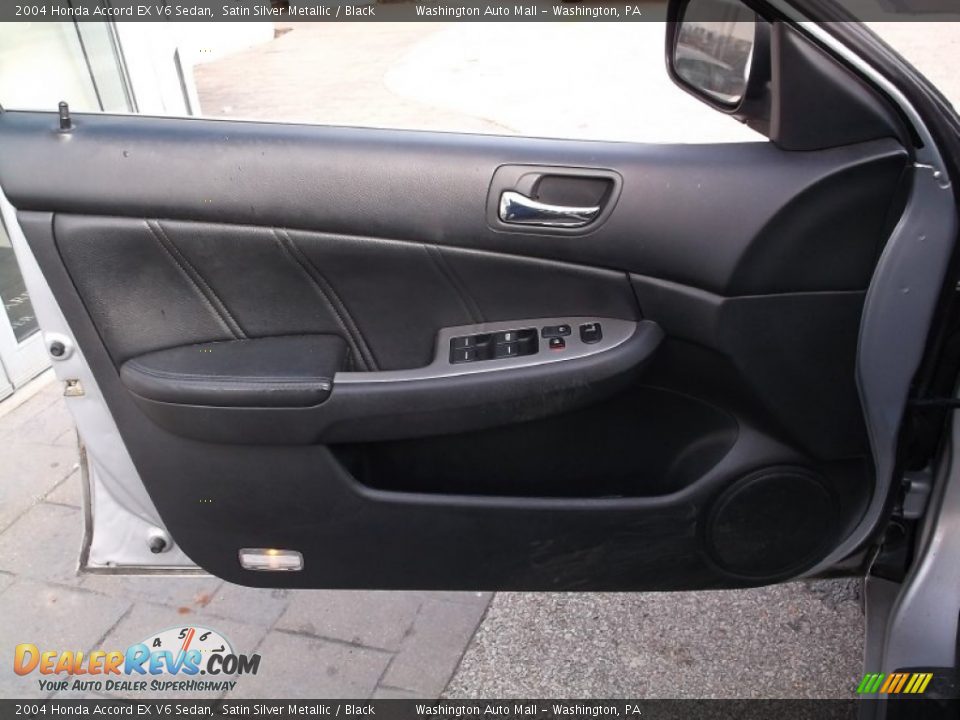 2004 Honda Accord EX V6 Sedan Satin Silver Metallic / Black Photo #13