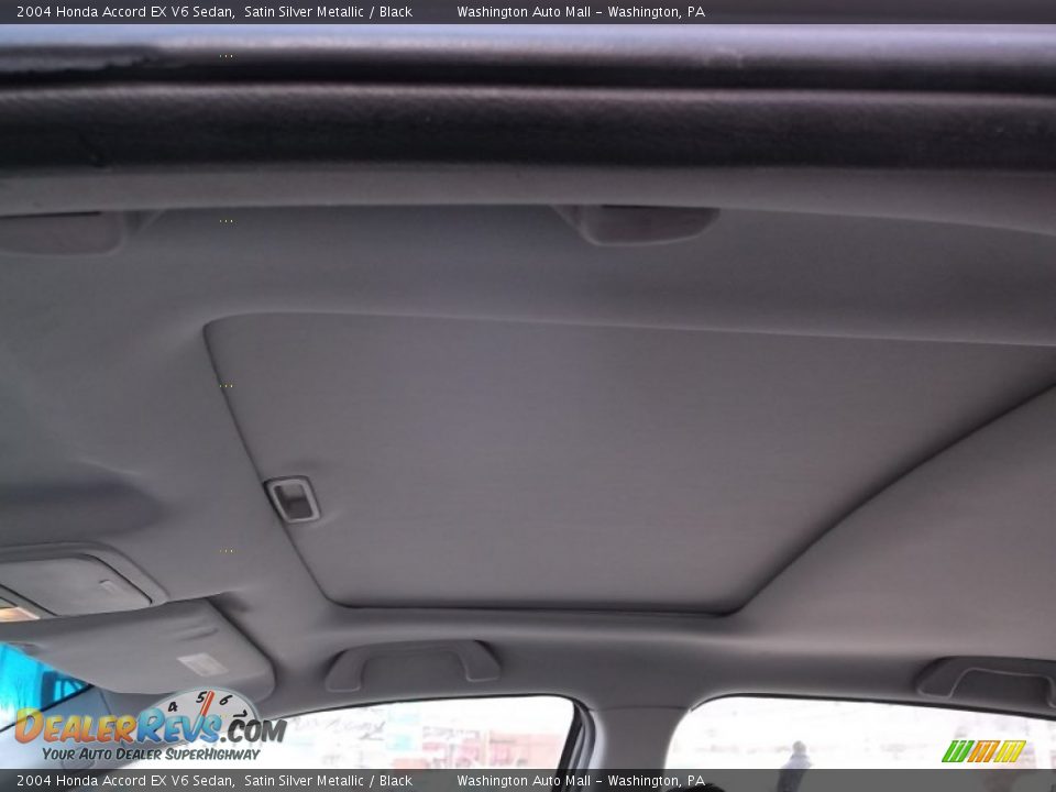 2004 Honda Accord EX V6 Sedan Satin Silver Metallic / Black Photo #14