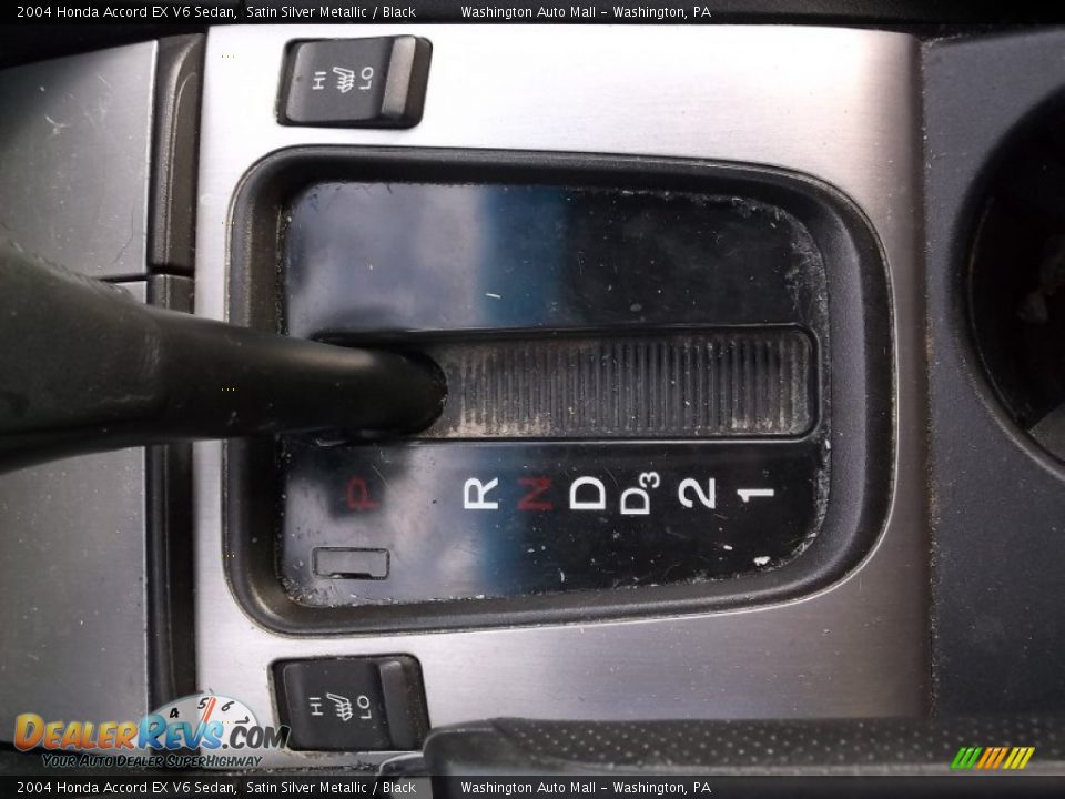 2004 Honda Accord EX V6 Sedan Satin Silver Metallic / Black Photo #16