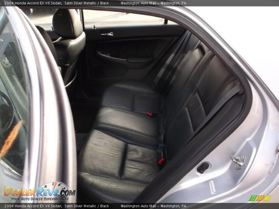 2004 Honda Accord EX V6 Sedan Satin Silver Metallic / Black Photo #17
