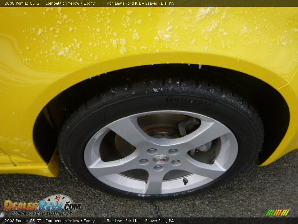 2008 Pontiac G5 GT Competition Yellow / Ebony Photo #9