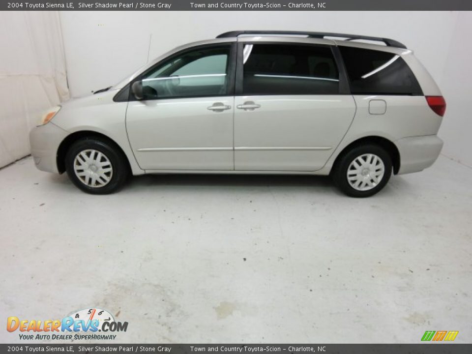 2004 Toyota Sienna LE Silver Shadow Pearl / Stone Gray Photo #8