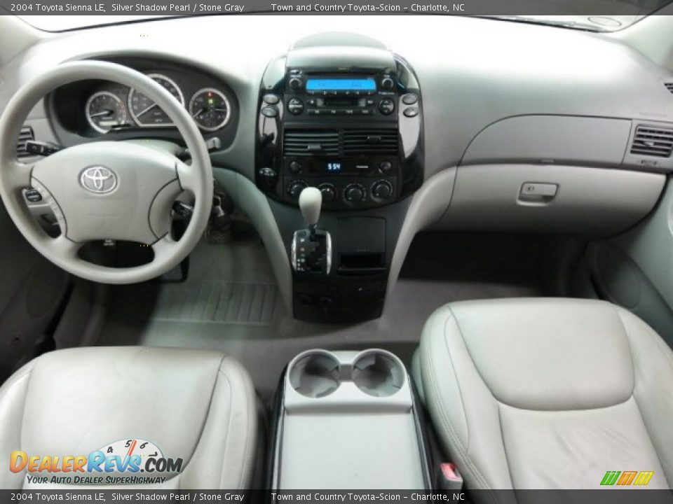 2004 Toyota Sienna LE Silver Shadow Pearl / Stone Gray Photo #27