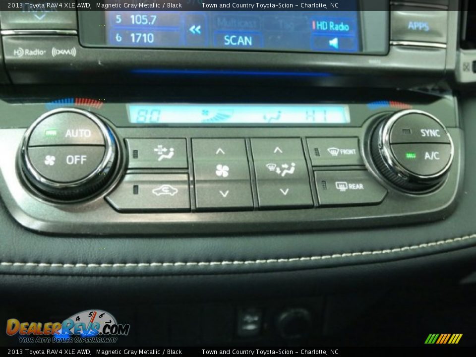 2013 Toyota RAV4 XLE AWD Magnetic Gray Metallic / Black Photo #32