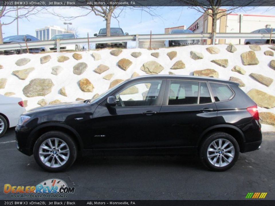 2015 BMW X3 xDrive28i Jet Black / Black Photo #2